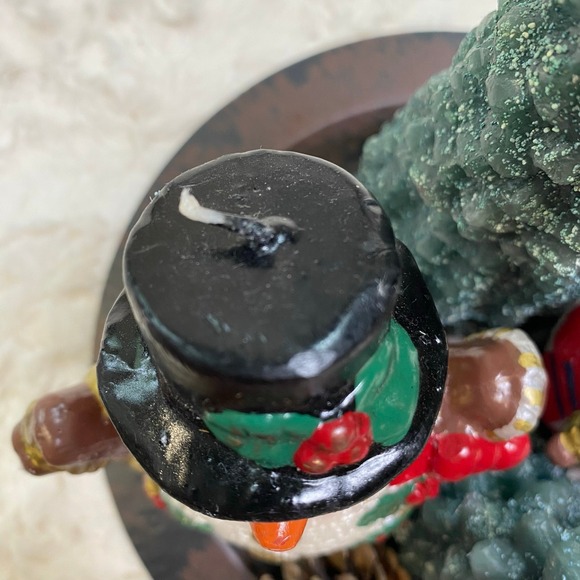 Christmas Candle Garden Vintage Eight Piece Country‎ Candle Garden with Tray - Picture 5 of 11